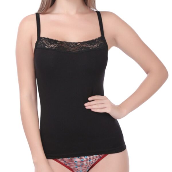 Butterfly Stretchable Camisole with Lace