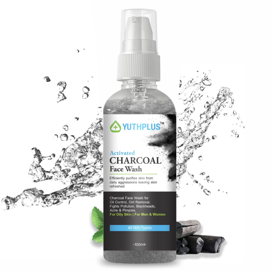 YuthPlus Charcoal Face Wash, 100ml