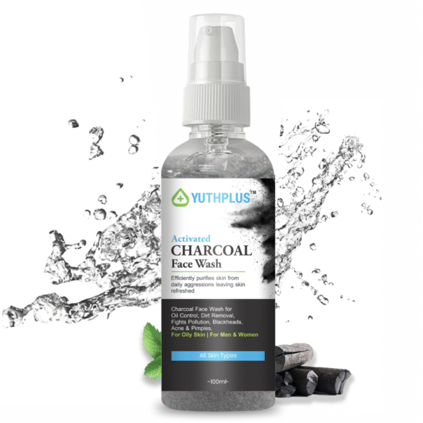 YuthPlus Charcoal Face Wash, 100ml